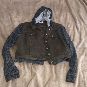Jean jacket hoodie